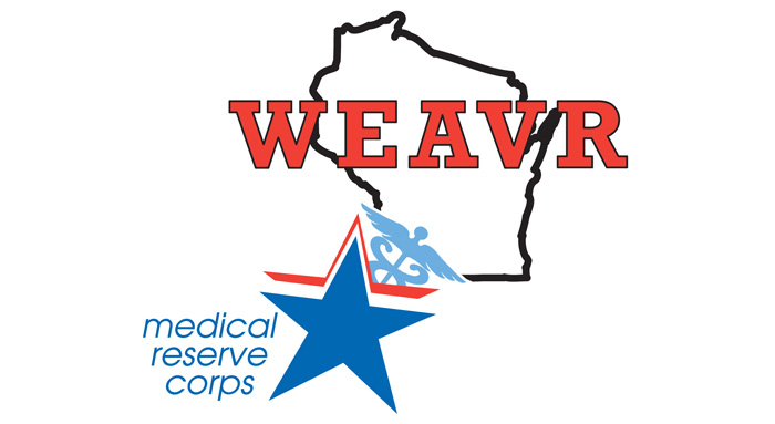 Wisconsin Emergency Assistance Volunteer Registry (WEAVR) Logo